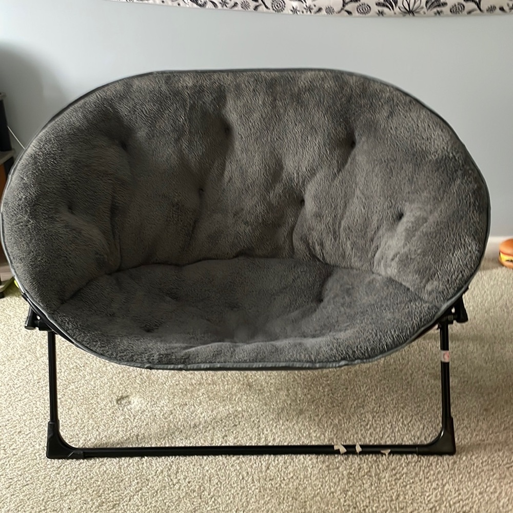 Grey comfy chair